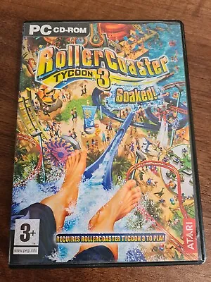 £3 • Buy Rollercoaster Tycoon 3 Soaked PC Game Expansion