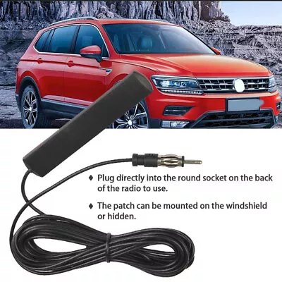 Car Interior Mount Hidden Amplified Antenna Electronic Stereo Radio AM/FM Aerial • £2.99