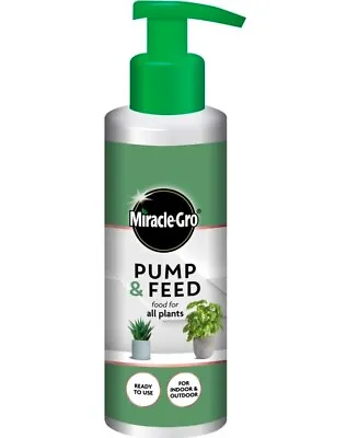 Miracle Gro Pump & Feed All Purpose Ready To Use Plant Food Indoor Outdoor 200ml • £7.29