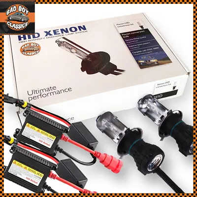 H4 HID Kit Headlight Conversion High / Low Beam Bi Xenon 6000K • $70.81