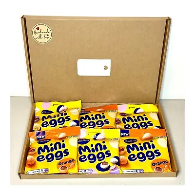 Cadbury Mini Eggs Orange 80g Bags Chocolate Hamper EASTER GIFT BIRTHDAY TREAT # • £17.95
