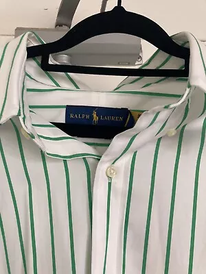 RALPH LAUREN Custom Fit Stripe SHIRT - NEW Sz XXL • $55