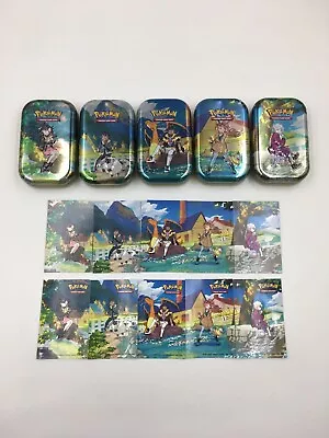 Crown Zenith Mini Tins - Art Cards - Stickers - FULL SET - No Packs • $8.99