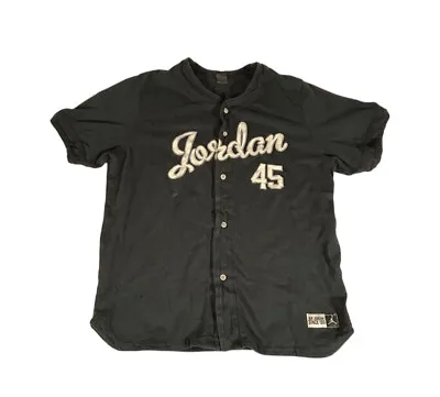 Jordan Baseball Shirt Jersey Men’s Size 3XL Button Down #45 White Sox Michael • $27.50