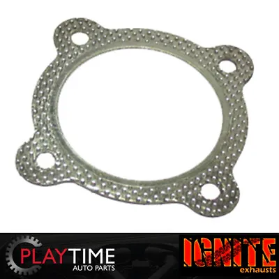 Exhaust Gasket 4 Bolt 3  Flange Gasket / Steel With Reinforced Fire Ring   • $22