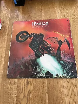 Meat Loaf Vinyl Lp Bat Out Of Hell • £7