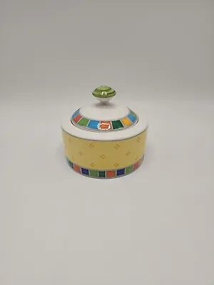 Villeroy & Boch  Twist Alea Limone  3 1/2 Inch Sugar Bowl-Mint Condition • $41.25