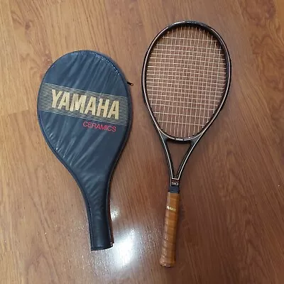 Yamaha Gold 90 Ceramic Tennis Racquet With Racket Case • $24.98