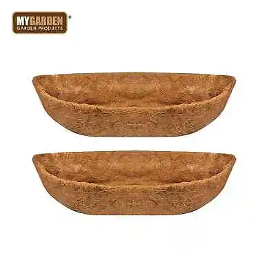 Coco Wall Hanging Basket Liner Trough Garden Planter Fibre Flower 13/15/23 Inch • £5.89