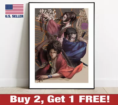 Samurai Champloo Poster 18  X 24  Print Anime Manga Wall Art Fuu Jin Mugen 6 • $13.48