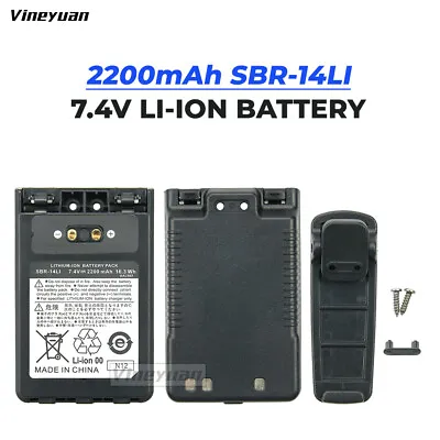 SBR-14Li FNB-101Li FNB-102Li Battery For YAESU VX-8GR FT-1DR VX-8R VX-8DR FT-2DR • $28.99