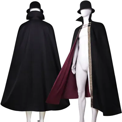 Vampire Costume Adult Kid Dracula Devil Witch Cosplay Cape Medeival Gothic Cloak • $16.55