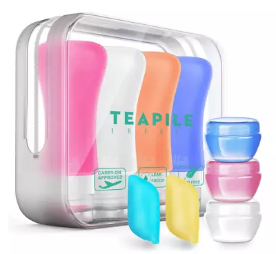 4 Pack Travel Bottles TSA Approved Containers 3oz Leak Proof  Accessories Orig • $4.99
