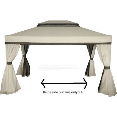 $179 • Buy 3 X 4 Gazebo Mimosa SIDE WALLS ONLY Cairo Tent- New Outdoor Living BBQ Party