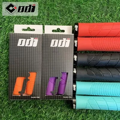 ODI Rubber Lock On Handlebar Grips ODI Bicycle MTB E-Bike Shock Proof Anti-Slip • £9.77