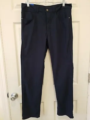 $17.95 • Buy NEW Berkley Jensen Men's Active Performance Travel Pants 100% Poly Navy  33 X 31