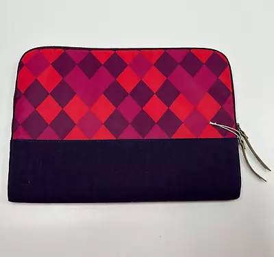 STM Grace Laptop Notebook Zip Soft Sleeve Bag Pouch 13” Devices Purple Diamonds • $4.99