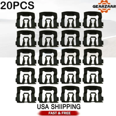$8.99 • Buy Windshield Or Rear Window Trim Molding Clips For 1964-1993 Ford (Qty-20 Clips)