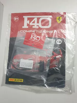 £25 • Buy PANINI Ferrari F40 COMPETIZIONE 1/8 Scale - Issue 64