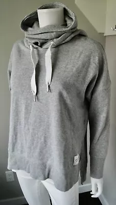 Calvin Klein PERFORMANCE Solid Gray Pullover Athletic Hoodie Turtleneck SZ S • $9