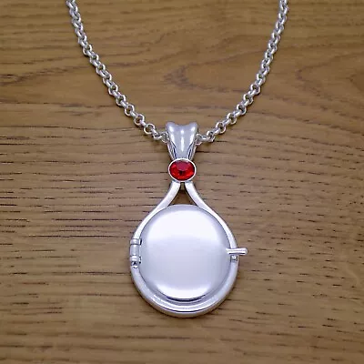 H2O Just Add Water Mako Mermaid Locket Necklace With Red Crystal Pendant & Chain • $21.55