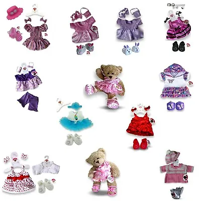 £14.99 • Buy Teddy Bear Clothes Fits Build A Bear Girl Bears Dress Outfits With Accessories