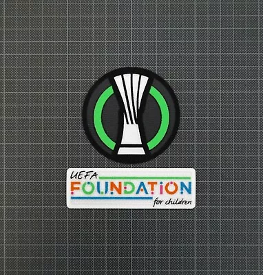 UEFA Europa Conference League & Foundation Football Sleeve Patches 2021-2023 • £8.20