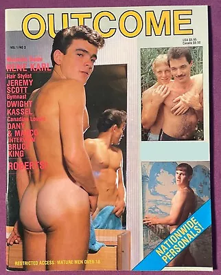 GAY: Vtg 1990 Sexy Male Beefcake Physique Mag OUTCOME 3/9 Champion Man-Age • $14.99