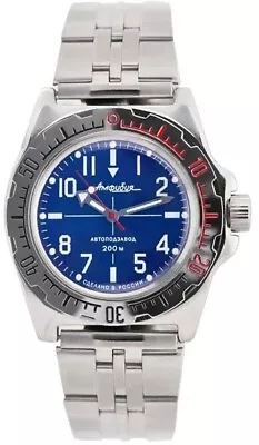 Vostok Amphibia 110648 Watch Military Diver Mechanical Automatic US SELLER • $109.95