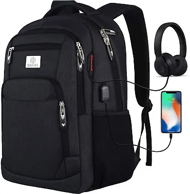 BAIGIO Mens Large Backpack Rucksack Waterproof Travel Hiking Camping School Bag • £24.99