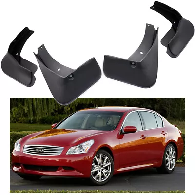 Car Mud Flaps Splash Guard Fender Mudguard For Infiniti G35 G37 2007-2014 • $69.89