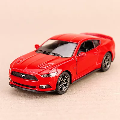 2015 Red Ford Mustang GT Sports Car Pull-Back Model Detailed 1:38 Die-Cast • $30