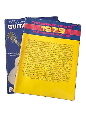 The Biggest Hits Of 1979 Easy Guitar Songbook + Mel Bay's Guitar Method Grade 1 • $4.94