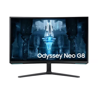 Samsung Odyssey Neo G8 32 Inch 3840 X 2160 4K Ultra HD FreeSync Curved Monitor • £699.99