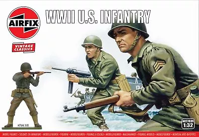 Airfix WWII U.S. Infantry  1:32 Scale • £16.53