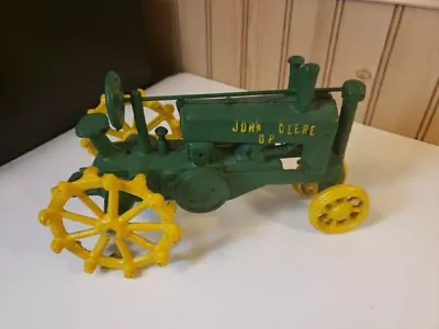 Vintage John Deere Iron/Metal OP Farm Tractor Old Time Farming Piece Of History  • $22.32