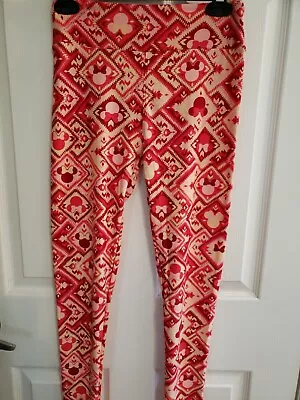 NWOT - LuLaRoe Leggings - Disney - Minnie Mouse - One Size (2-10) • $9.99