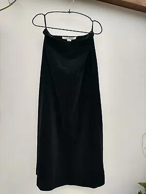 Jaeger Vintage 1960s  Black Velvet Long Skirt S • £10