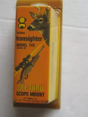 Weaver See Thru Scope Mount Rings MODEL 745 SAVAGE 99 7/8 INCH 22  NOS • $15