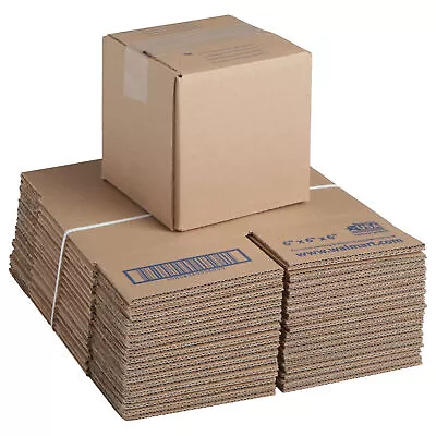 30pcs 6x6x6 Cardboard Paper Boxes Mailing Packing Shipping Box 0.5 Lb Recycle • $14.99