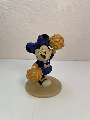 Disney Minnie Mouse Cheerleader Hand Painted Porcelain Figurine • $9.99