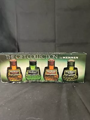 Vintage MENNEN Gift Collection Skin Bracer After Shave 4 Bottles Each 1.5 Oz NOS • $39.98