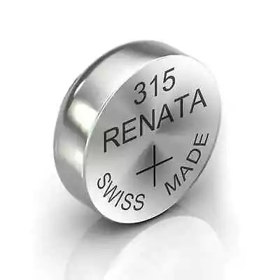 Renata Watch Battery 315 (SR716SW)- Swiss - X1 X2 X3 X5 X10 X25 X50 X100 X200 • £2.25