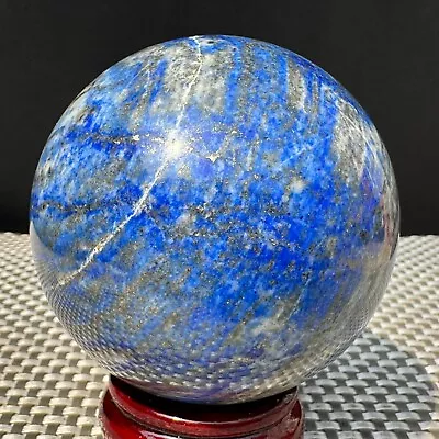 705G Natural Lapis Lazuli Jasper Quartz Sphere Crystal Ball Reiki Healing E961 • $0.81