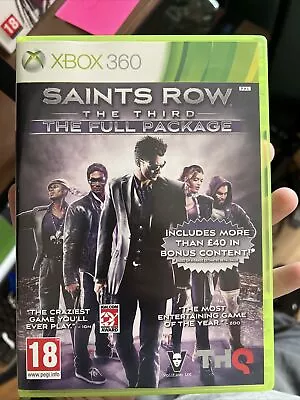 Saints Row The Third - The Full Package Microsoft Xbox 360 Game - Complete • £4