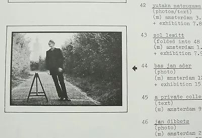 Art & Project '72: Catalogue Bulletins;  Ader Brouwn V.Elk Weiner Gilbert/George • $79