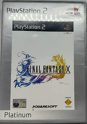 Final Fantasy X PS2 PlayStation 2 PAL Complete With Manual • $10