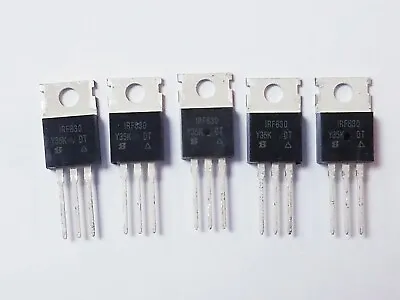 5 X IRF830 MOSFET N-Channel 4.5A 500V USA FREE SHIPPING! • $9.59
