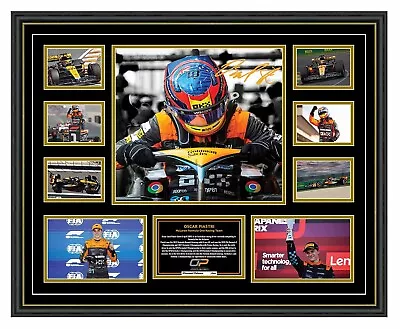 Oscar Piastri F1 2023 Mclaren Signed Limited Edition Framed Memorabilia • $129.99