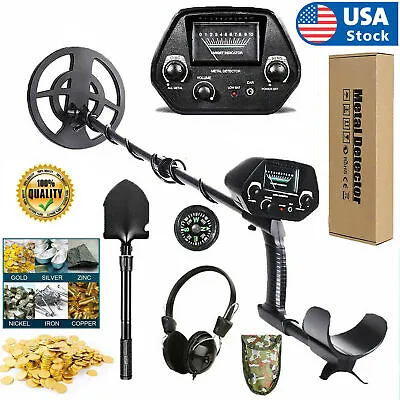 LCD Metal Detectors Waterproof Gold Digger Deep Sensitive Hunter Coil Searcher • $43.69